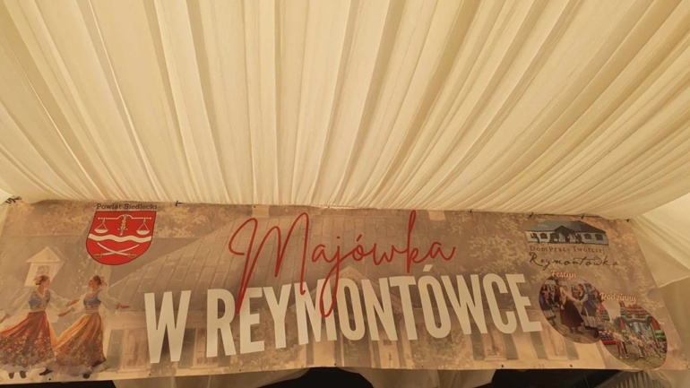 Baner Majówka w Reymontówce